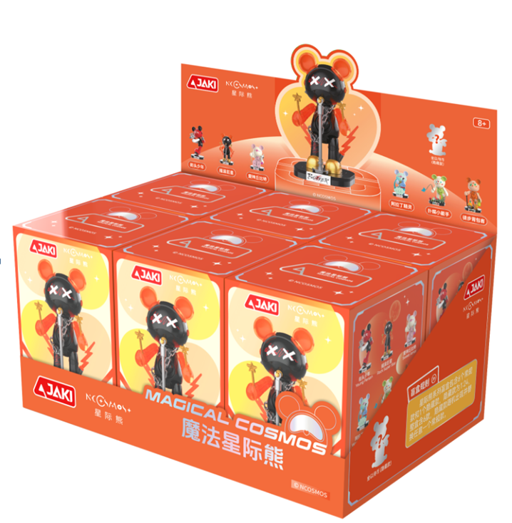 Конструктор 3Д Bearbrick Комплект Мишек RockStars 6в1