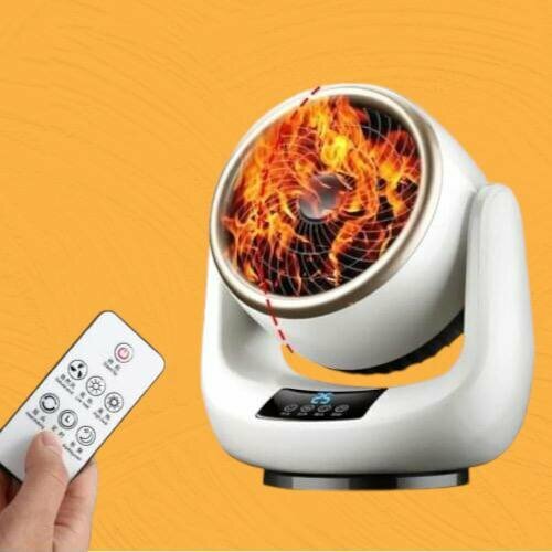 Электрический обогреватель с пультом управления мощностью 1500Вт 2450₽