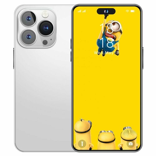 Смартфон i16promax белый 12512 ГБ Русская версия по индивидуальному заказу 10000₽