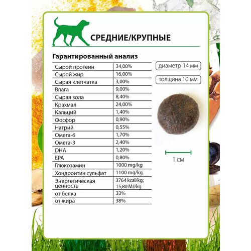 ALLEVA Беззерновой полнорационный корм для взрослых собак средних и крупных пород. Океаническая рыба 12 кг.