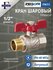 Кран шаровой ВР/НР 1/2" бабочка ZEGOR (полнопроходной)