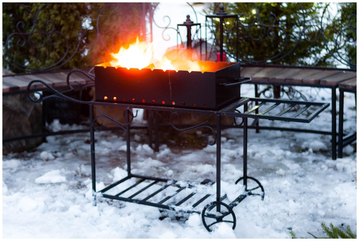 Садовый мангал Grill-BBQ, артикул 860-92 - фотография № 5