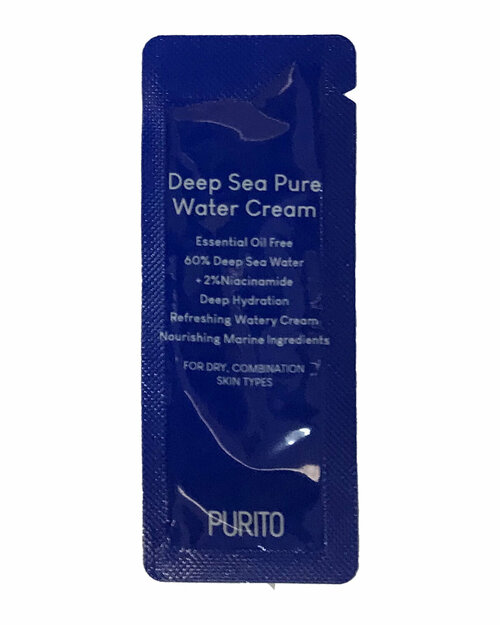Крем, Deep Sea Pure Water Cream, Purito, 2000763431217