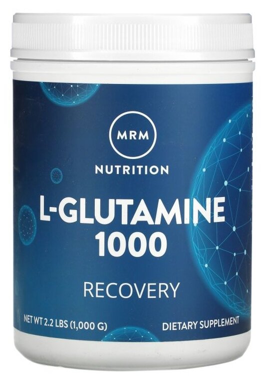 Специализированный пищевой продукт для питания спортсменов «L-Glutamine», 1000гр.