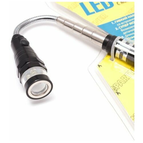 фото Led телескопический фонарь с магнитом(3 светодиода) partner