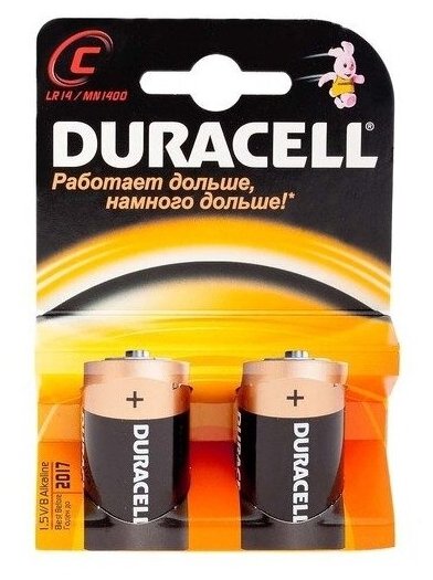 Набор батареек Duracell Basic LR14 2 шт