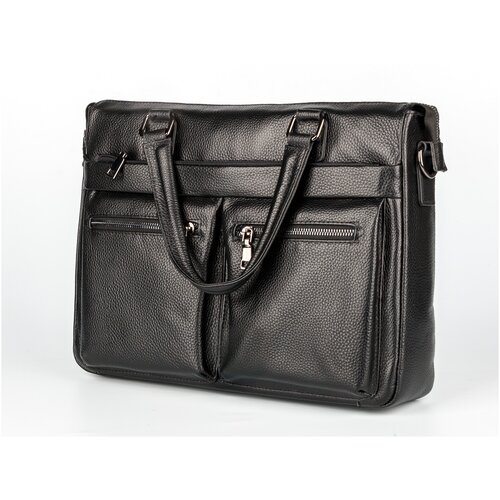 фото Мужская сумка кожаная / сумка для документов / сумка для ноутбука / деловая сумка / сумка из натуральной кожи ak