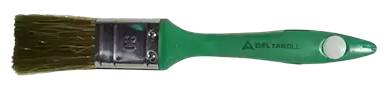 Кисть Deltaroll с зеленой ручкойешанная щетина 30x12 12830
