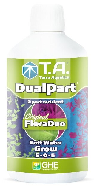 Удобрение GHE Flora Duo Grow 0,5л (Terra Aquatica DualPart)