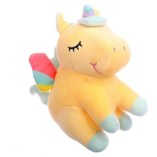 Мягкая игрушка «Единорог», радужные крылья, цвета микс