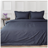 Комплект постельного белья La Prima постельное белье сатин однотонный морская глубина, размер Евро (200x220см) - изображение