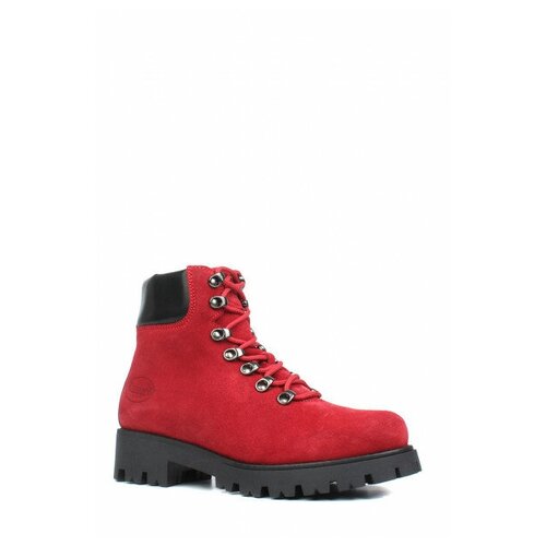 фото Ботинки dockers 37, зимние, натуральная замша, полнота g, размер 37, красный