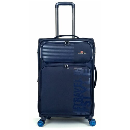 фото Mironpan чемодан l 50151 синий
