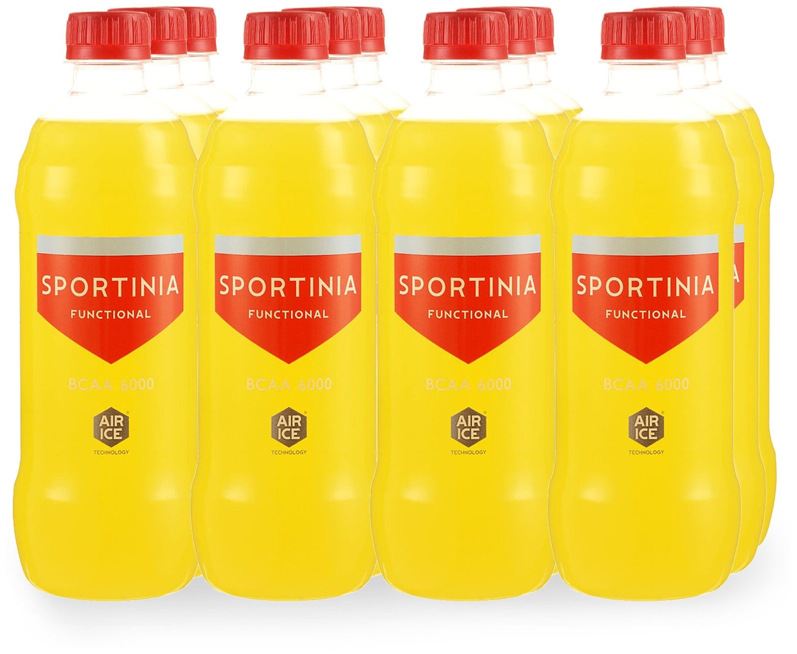 Sportinia BCAA 6000 (аминокислоты) Ананас (желтый) 0,5л./12шт. Спортиния