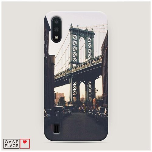 фото Чехол пластиковый samsung galaxy a01 ny city case place