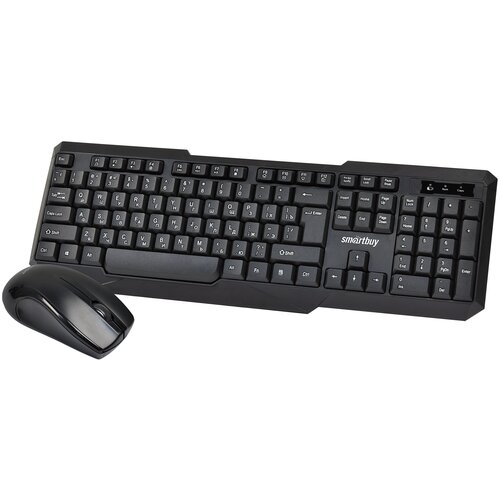 Беспроводной комплект клавиатура и мышь Smartbuy ONE SBC-230346-AG-K, черный