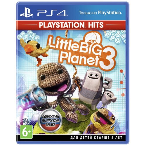 Игра LittleBigPlanet 3 (Хиты PlayStation) Хиты PlayStation для PlayStation 4, все страны ps4 игра playstation infamous второй сын хиты playstation