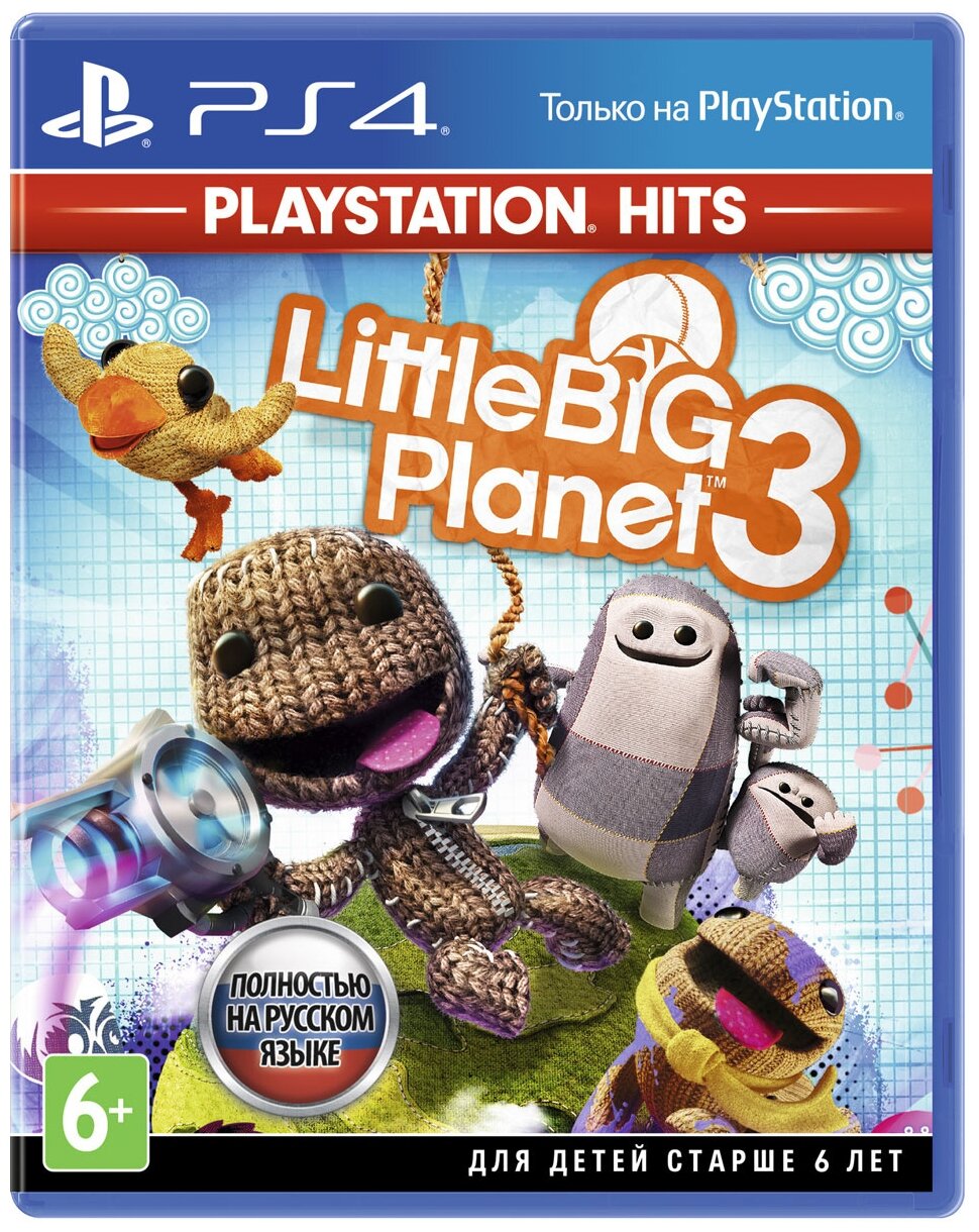 Игра LittleBigPlanet 3 (Хиты PlayStation) Хиты PlayStation для PlayStation 4