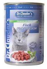 Dr.Clauders Консервы для кошек c лососем 0,415 кг 21635 (2 шт)