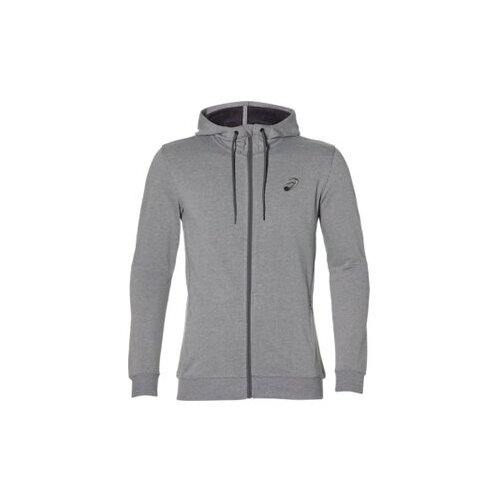 ASICS CHEST LOGO FZ HOODIE M'S mid grey / Толстовка мужская_L