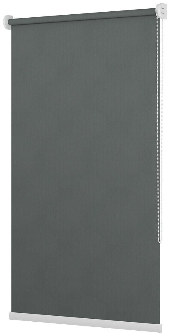 Рулонная штора FixLine BASIC 40х180 см, темно-серый - фотография № 2