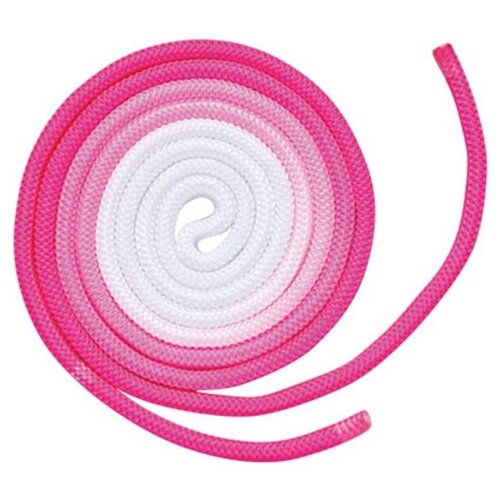 Скакалка гимнастическая градиентная градиент по краям нейлон 3 м Chacott - 743 розовый 5700₽