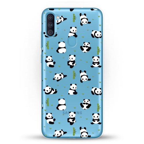 фото Силиконовый чехол панды на samsung galaxy a11 andy & paul