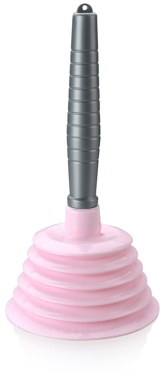 Вантуз с пластиковой ручкой розовый PROFF 1 шт