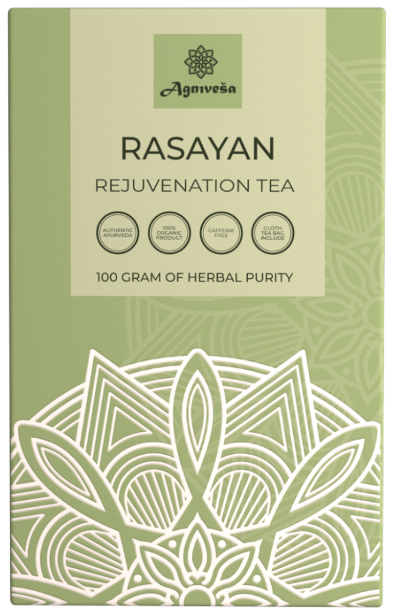 AGNIVESA Аюрведический омолаживающий чай Расаян | Rasayan Rejuvenation Tea 100г - фотография № 2