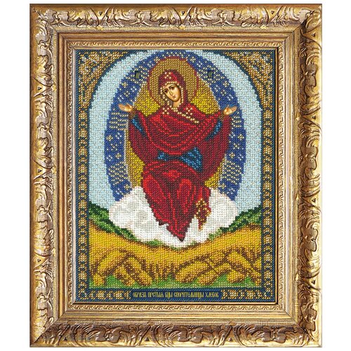 фото Набор для вышивания бисером "спорительница хлебов", русская искусница, 18 х 22,5 см, арт. 365