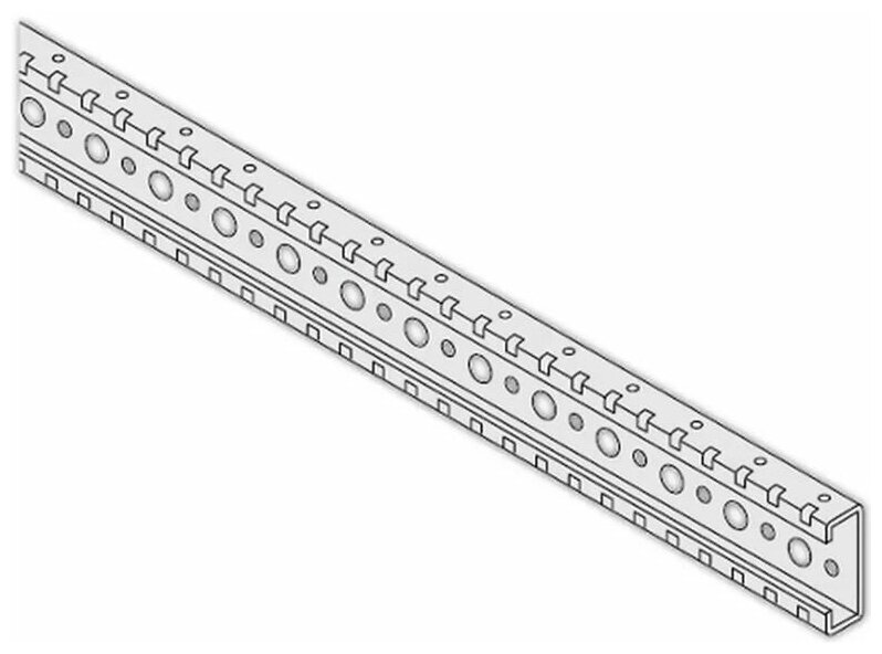 PCRM0488 Профиль поперечный гальв. L=488мм (1 уп.-2шт) ABB, 1STQ007378A0000