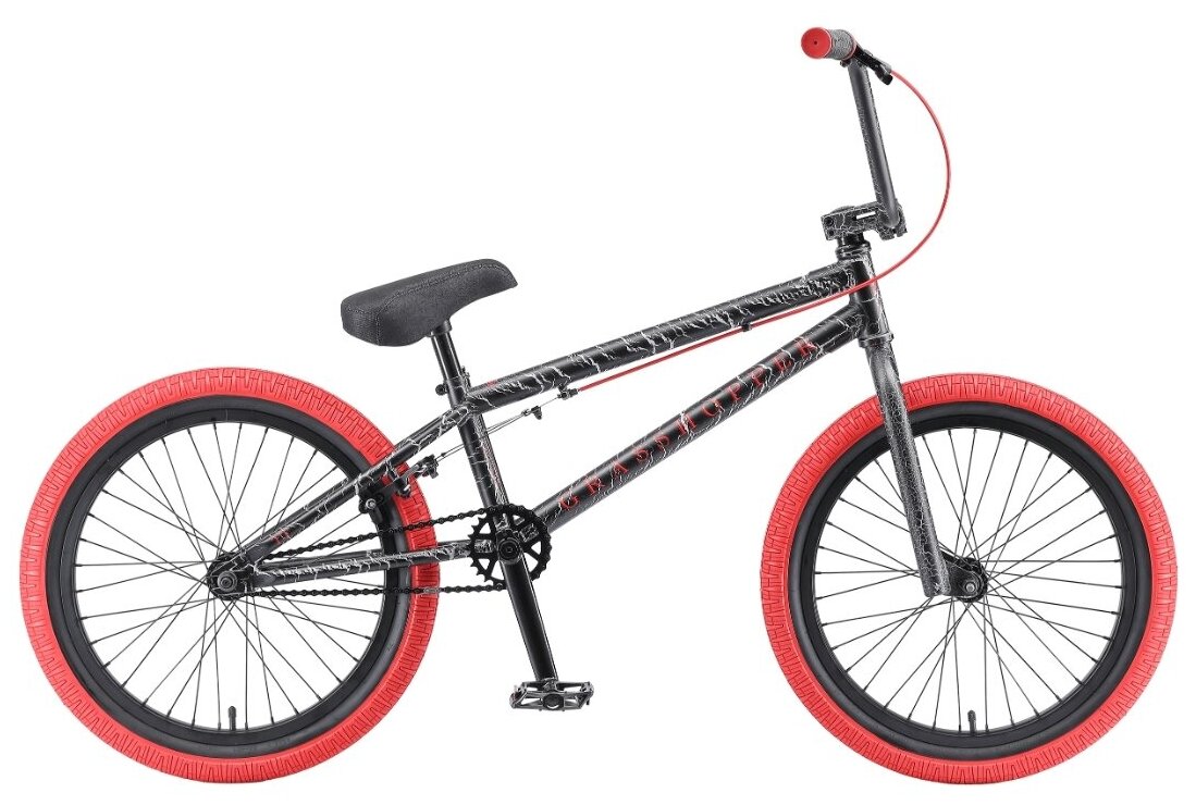 Велосипед BMX TT GRASSHOPPER черно-красный