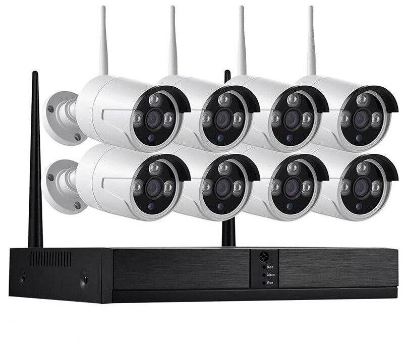 Беспроводной комплект видеонаблюдения Okta Vision Sparta-M - 2.0 (K8328RU) с распознаванием лиц (Face Detect) для улицы на 8 камер
