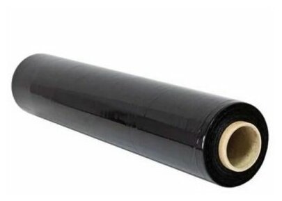 фото Стрейч-пленка 500мм, 23мкр (300м/п) черная