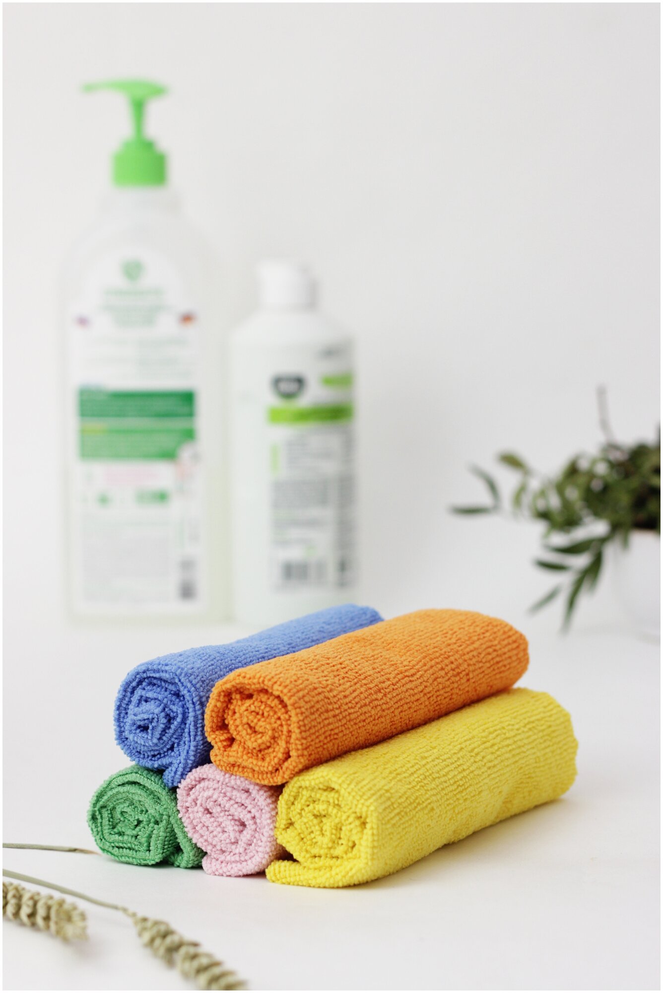 фото Салфетки для уборки из микрофибры 10шт, Clear Line