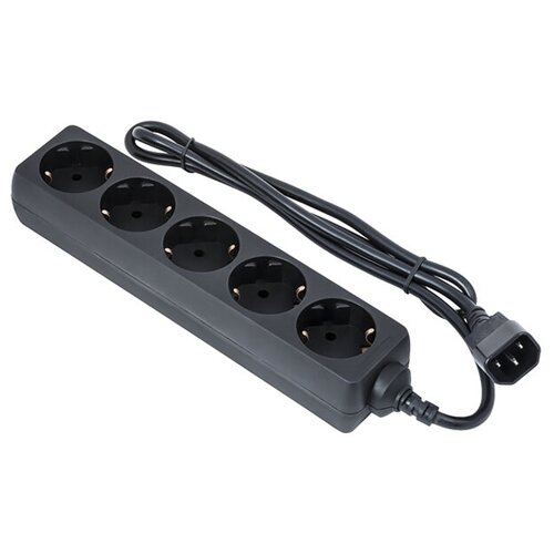 Сетевой фильтр ExeGate 5 Sockets 1.2m SPU-5-1.2B Black 221201