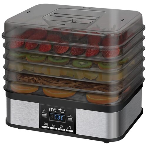 MARTA MT-FD1887E 7 поддонов 52 для пастилы сушилка дфруктововощей 289900₽