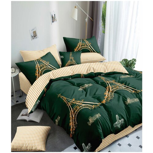 фото Комплект постельного белья dream fly 2 спальный микросатин tango