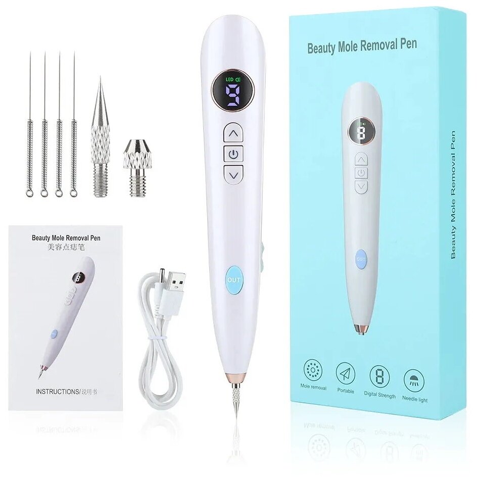 OLLO Store Плазменная ручка (Mole Freckle Removal Pen) для удаления бородавок и папиллом. Версия 5. - фотография № 5