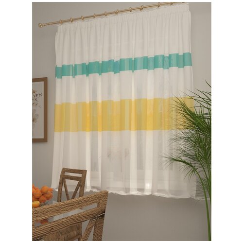 Тюль Веста 280х170 1 шт, в гостиную, для кухни, штора для спальни