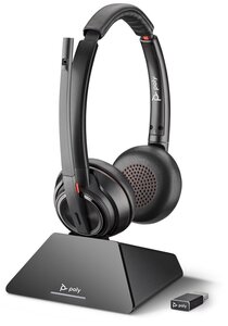 Фото Plantronics Poly Savi 8220 UC [209215-01] - Беспроводная гарнитура, стерео