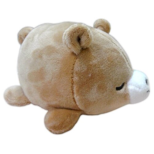 Мягкая игрушка Abtoys Supersoft Медвежонок коричневый, 13 см