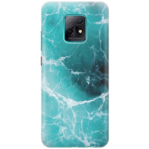 фото Ультратонкий силиконовый чехол-накладка для xiaomi redmi 10x 5g с принтом "лазурный океан" gosso
