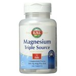 KAL Magnesium Sustained Release Triple Source (Магний в трех формах с замедленным высвобождением) 500 мг 100 таблеток - изображение