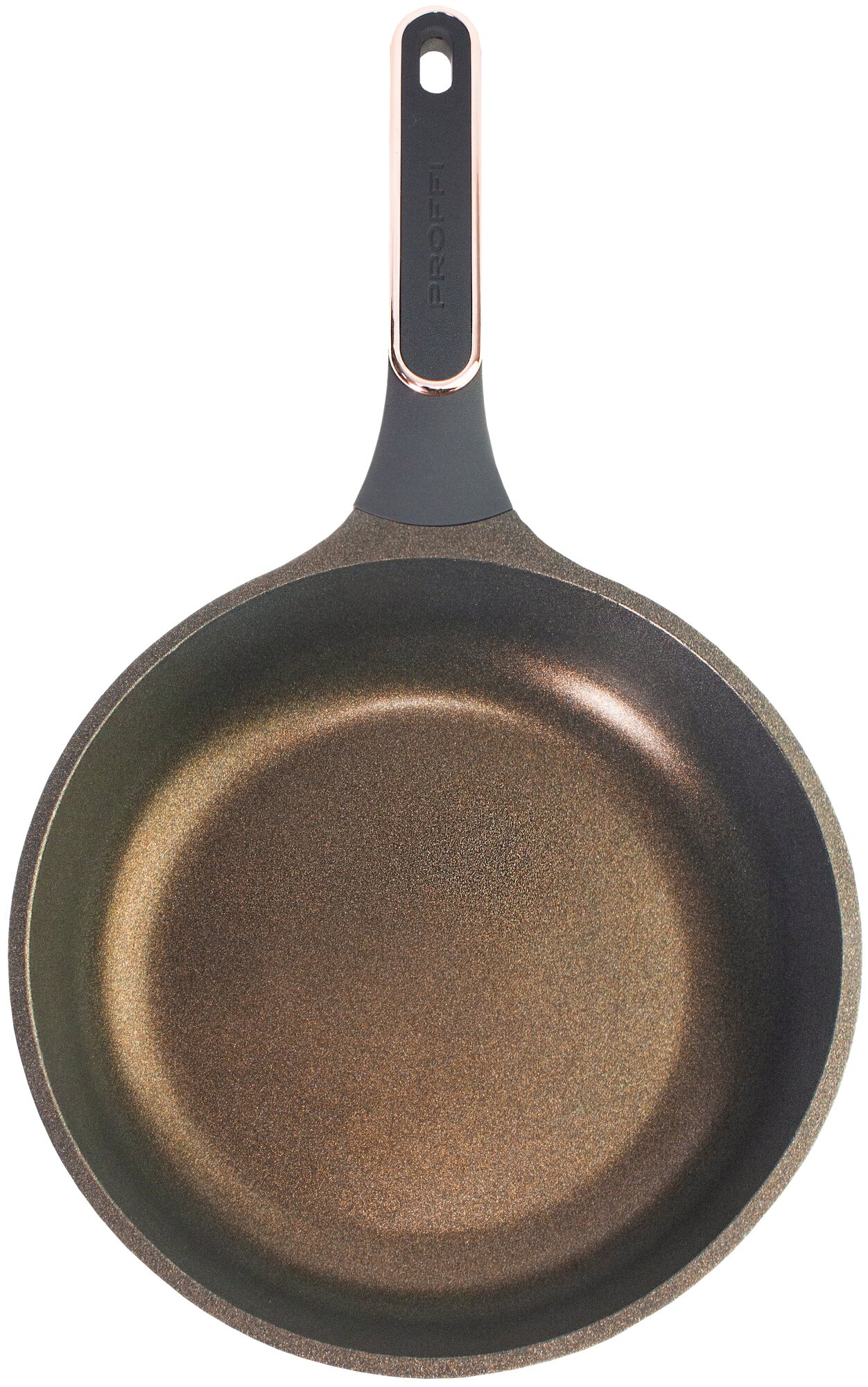 Сковорода PROFFI KITCHEN PKT0235, GOLD LINE из алюминия с антипригарным покрытием 26 см