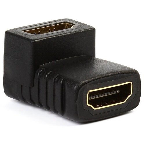 Переходник/адаптер SmartBuy HDMI(F) - HDMI(F) - A112, 1 шт., черный hdmi hdmi соединитель переходник мама мама для удлинителя hdmi позолоченные контакты hdmi 2 0