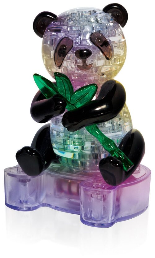 Магический кристалл 3d puzzle HOBBY DAY Панда с веткой со светом