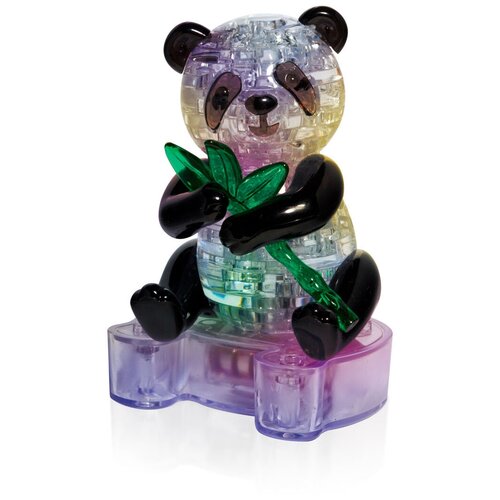 пазлы avenir пазл панда Магический кристалл 3d puzzle HOBBY DAY Панда с веткой со светом