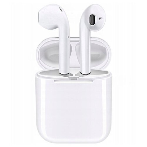 Беспроводные наушники с микрофоном TWS i12 Bright sound белые Bluetooth 50 с сенсорным управлением для iPhone iPad iPod Android 69600₽