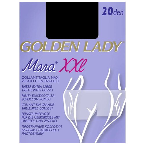 Колготки классические Golden Lady Mara XXL Box, набор (3 шт.), размер XXL, melon (бежевый)